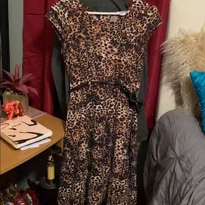 GIRLS LEOPARD DRESS SIZE 16